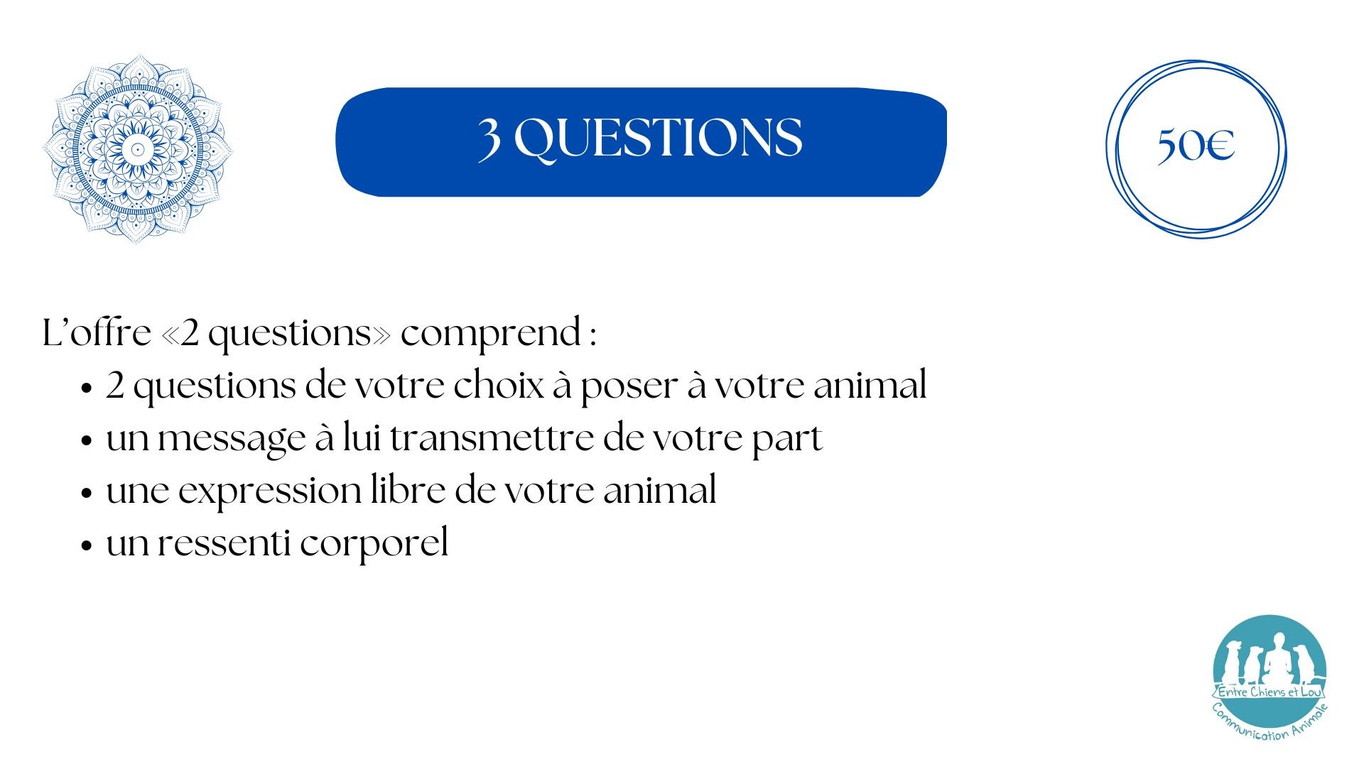 3 QUESTIONS