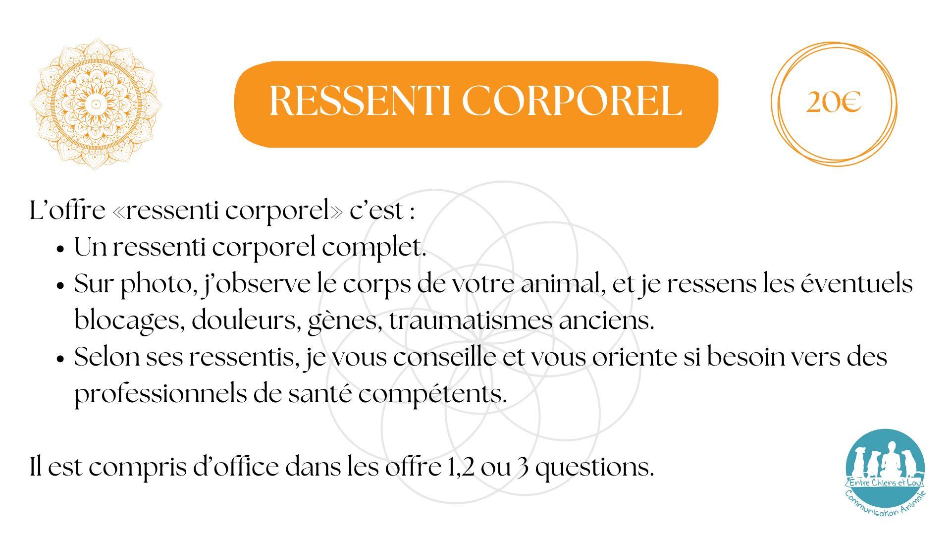 RESSENTI CORPOREL